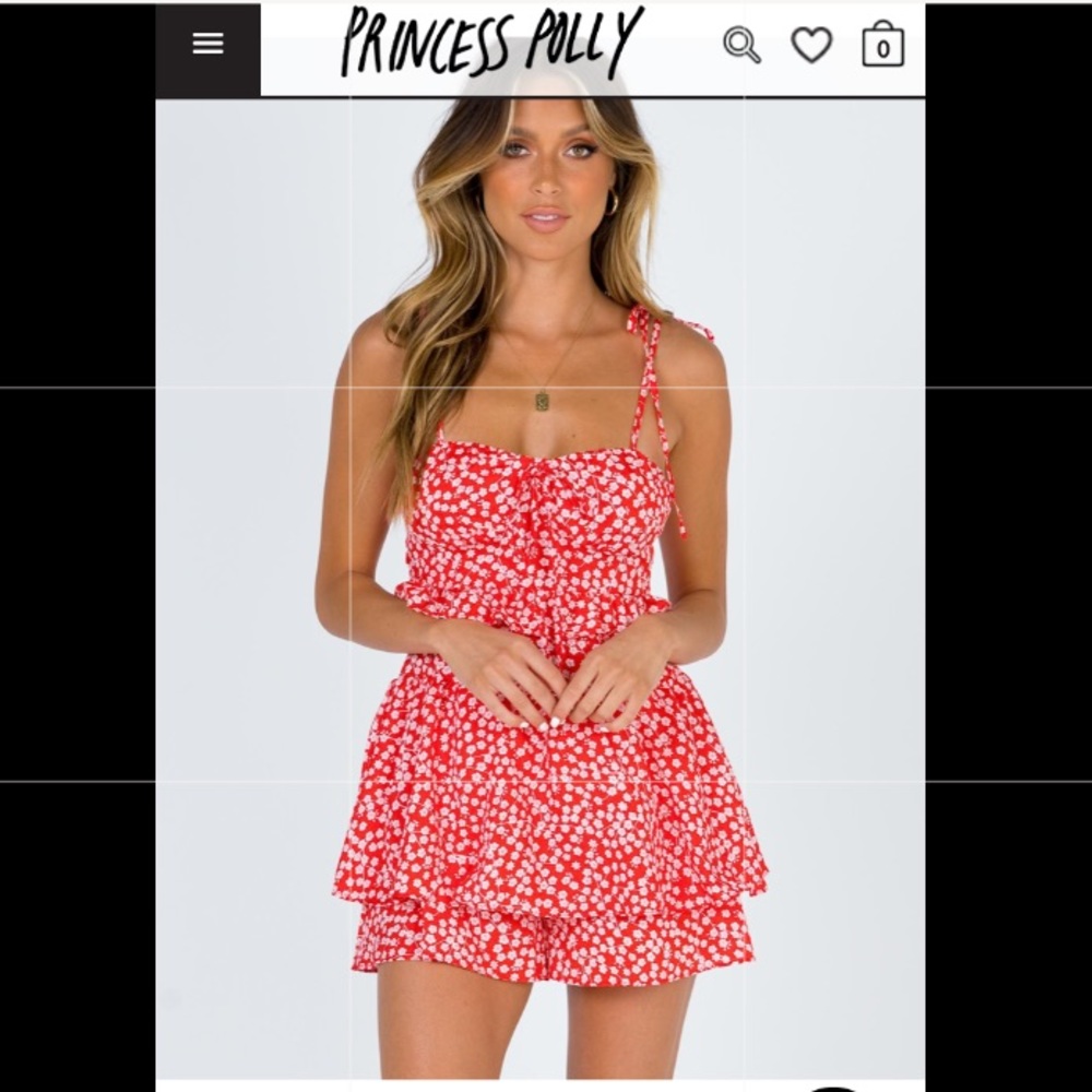 Princess Polly Playsuit size 4